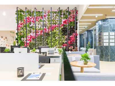 农副仓室内植物墙